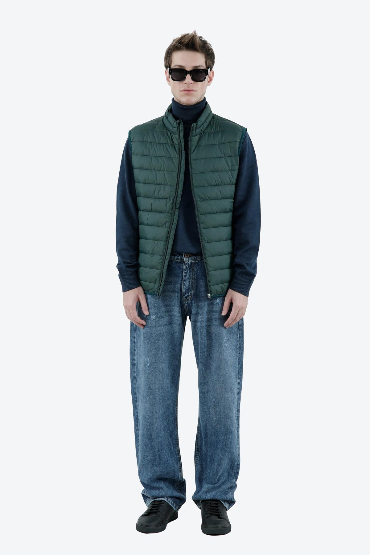 خرید ژیله شمعی مردانه سبز. ژیله و جلیقه پاییزه مردانه ارسال رایگان.