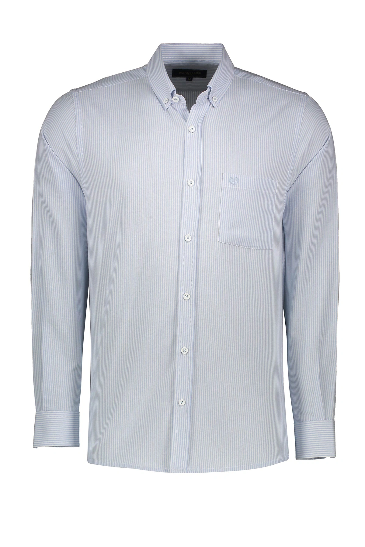 خرید پیراهن راه راه آستین بلند مردانه از برند پاتن جامه. ارسال رایگان پیراهن به سراسر کشور.