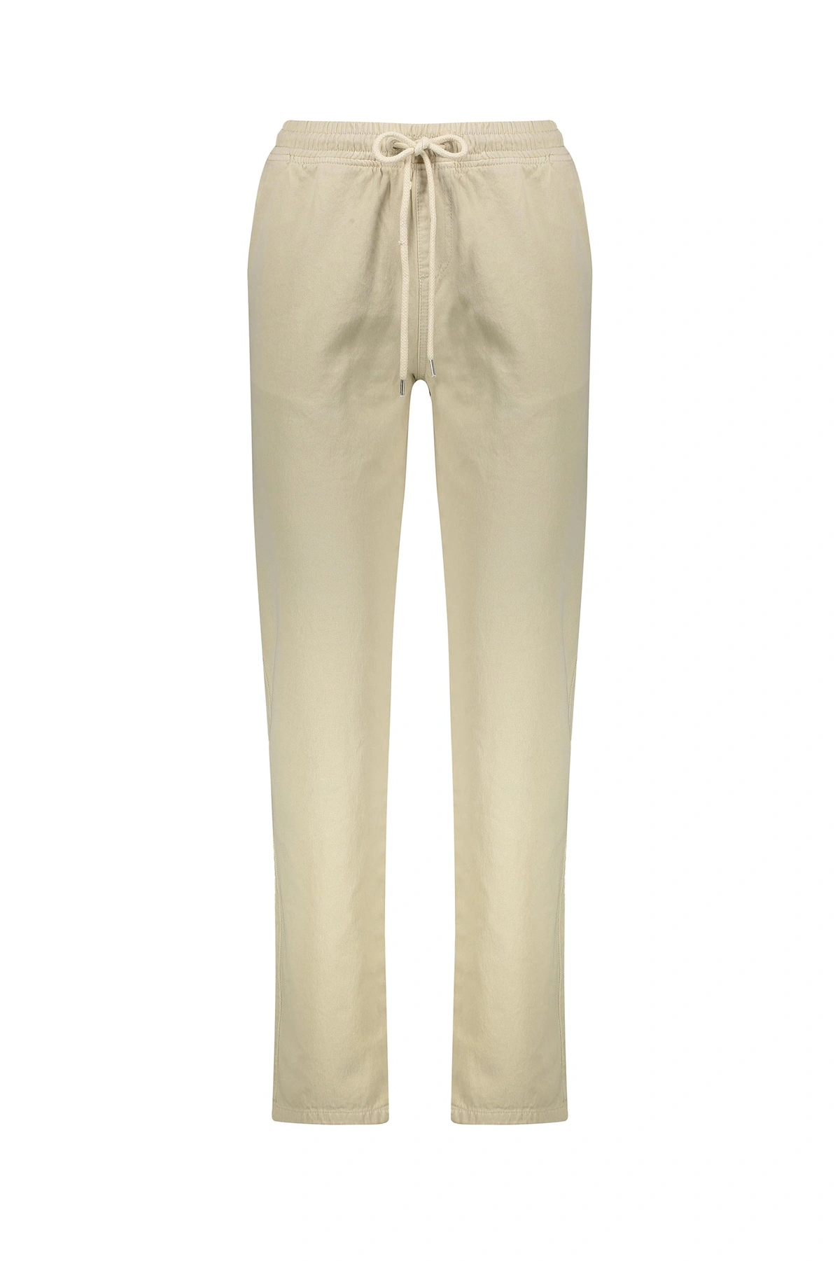 شلوار کتان کمرکشی مردانه برند پاتن جامه ، شلوار کمرکش دار دمپا معمولی. 