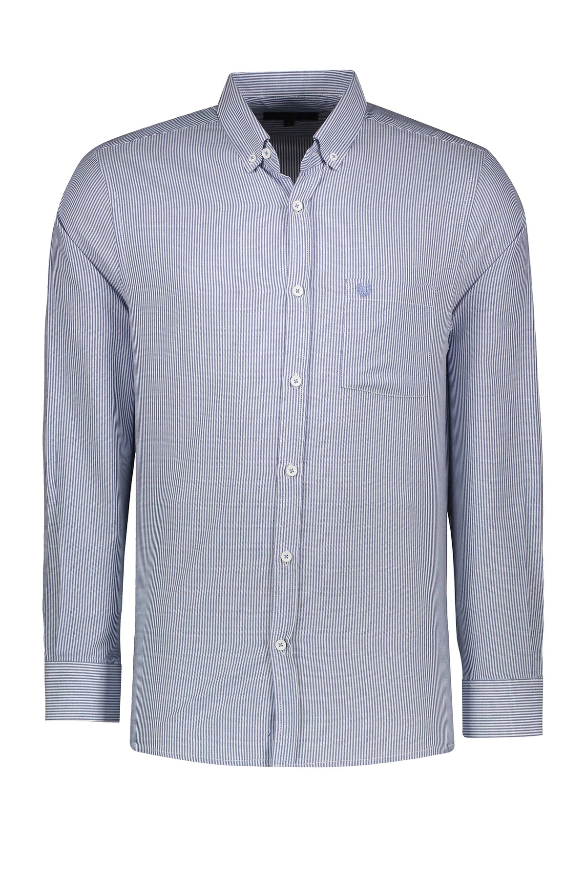 خرید پیراهن راه راه آستین بلند مردانه از برند پاتن جامه. ارسال رایگان پیراهن به سراسر کشور.