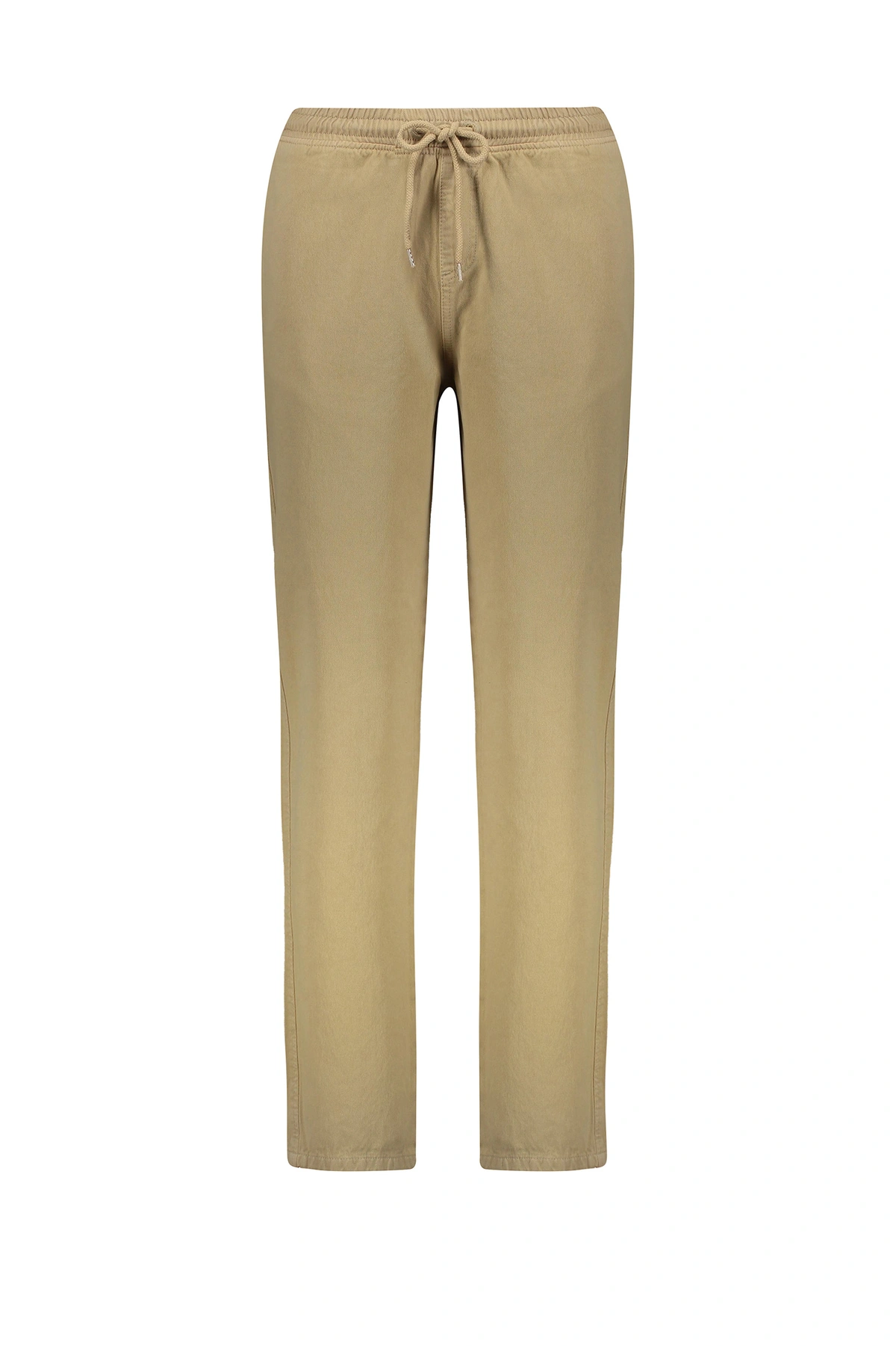 شلوار کتان کمرکشی مردانه برند پاتن جامه ، شلوار کمرکش دار دمپا معمولی.