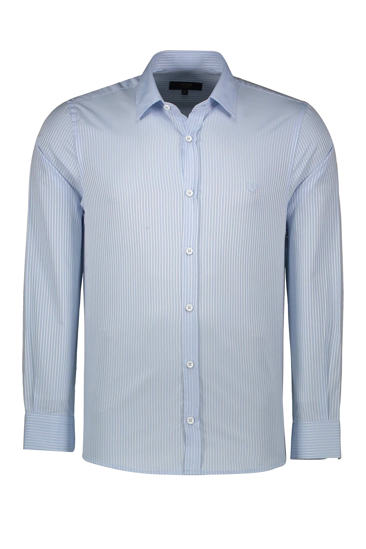 پیراهن آستین بلند رگولار مردانه ، پیراهن یقه برگردانه از برند پاتن جامه ارسال رایگان. 