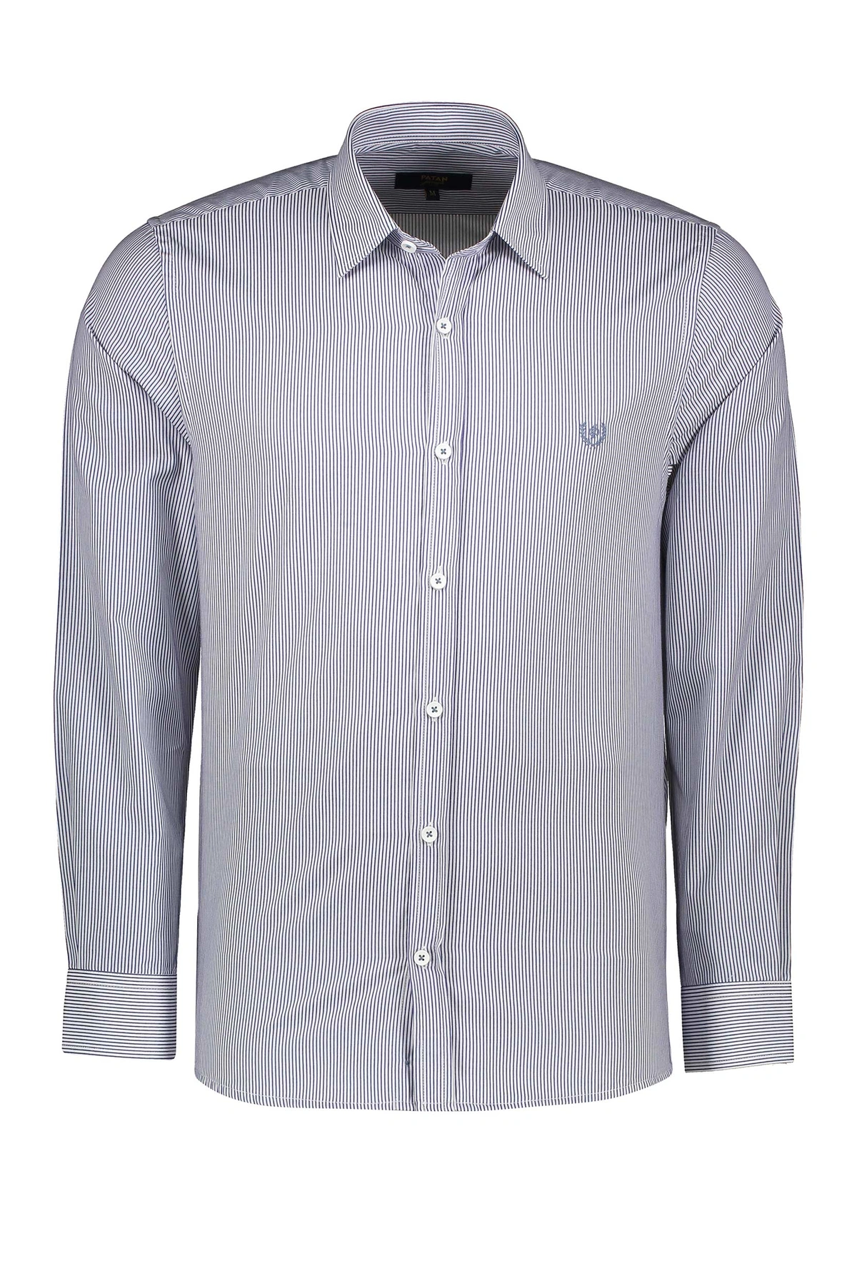 پیراهن آستین بلند رگولار مردانه ، پیراهن یقه برگردانه از برند پاتن جامه ارسال رایگان. 