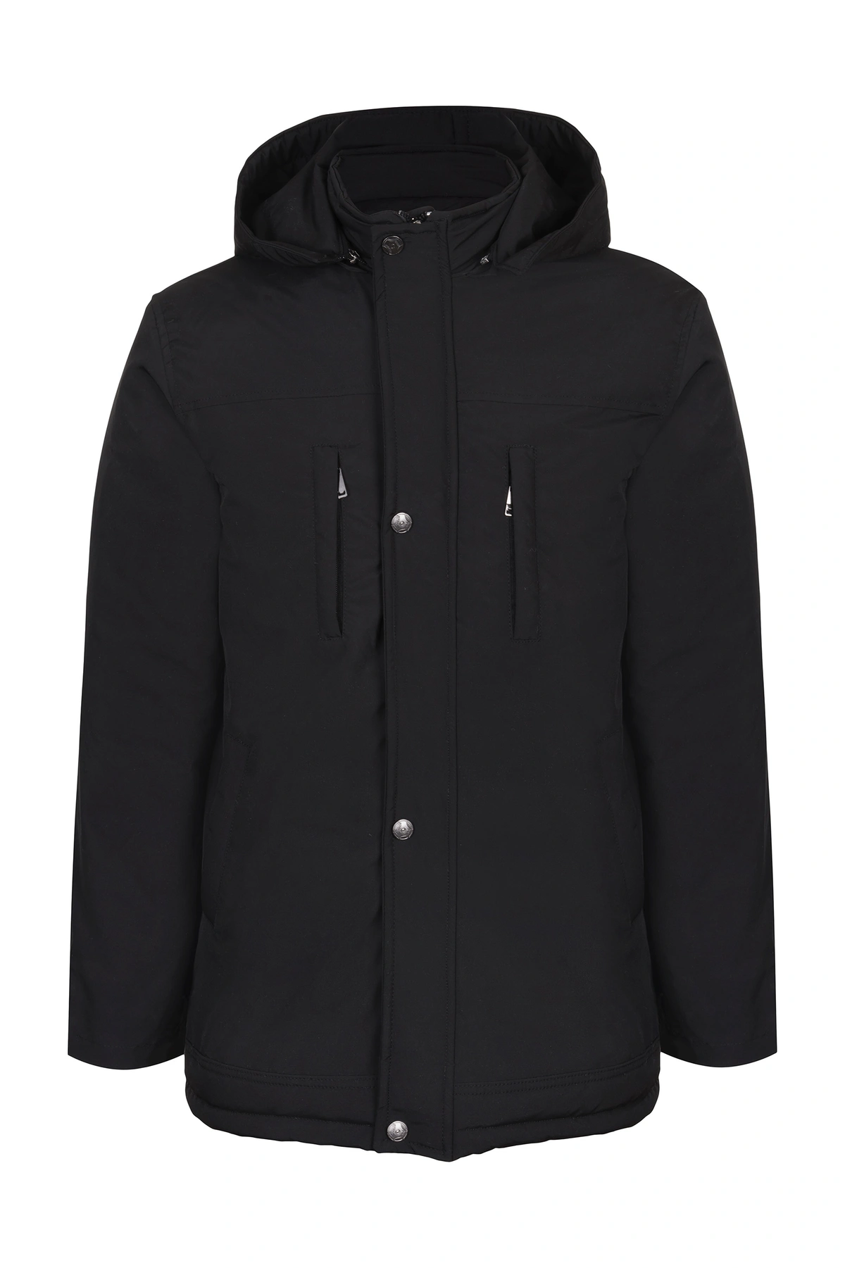 کاپشن کلاهدار مردانه بادگیر و ضد آب ، کاپشن بسیار گرم مشکی خرید آسان و ارسال رایگان. 