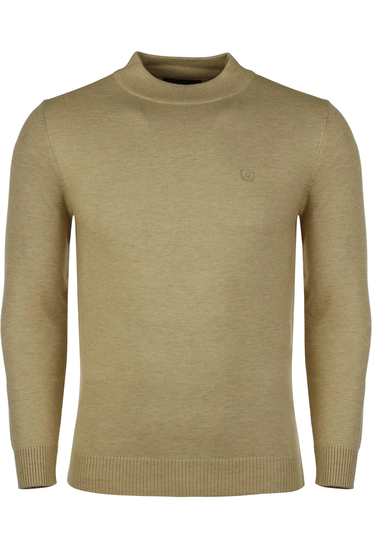 بافت یقه پنج سانت  کرم مردانه ، تولید از برند پاتن جامه ، پلیور گرم مردانه مناسب فصول سرد.