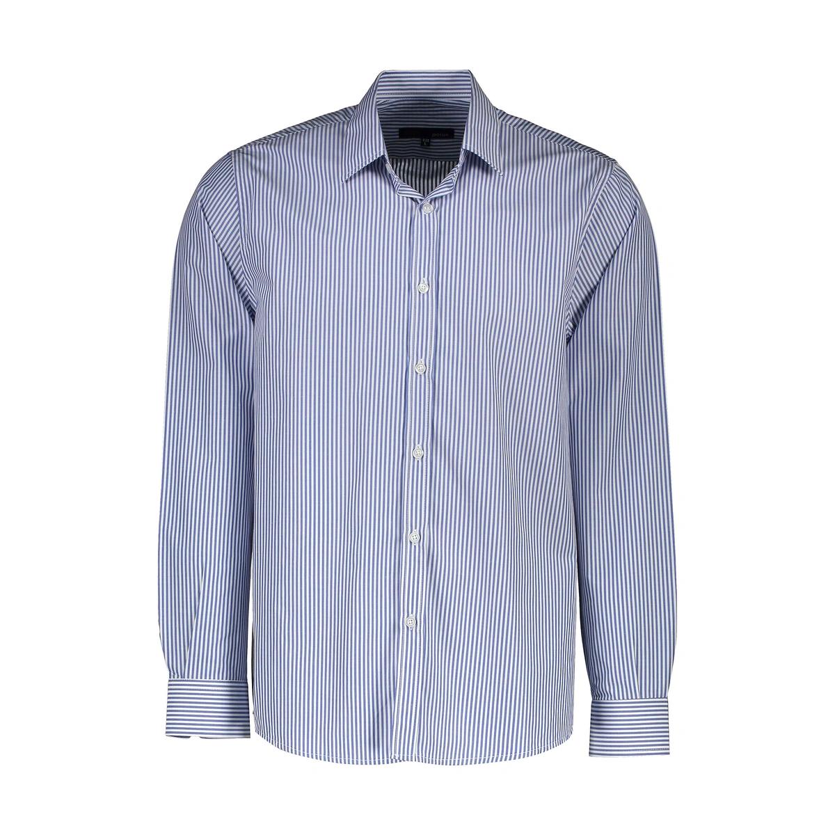 خرید پیراهن رگولار مردانه. پیراهن آستین بلند مردانه صد در صد پنبه تولید پاتن جامه می باشد. پیراهن نخ