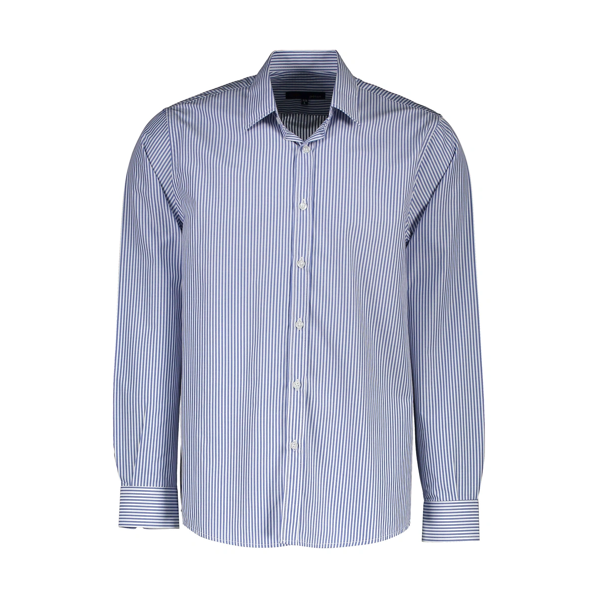 خرید پیراهن رگولار مردانه. پیراهن آستین بلند مردانه صد در صد پنبه تولید پاتن جامه می باشد. پیراهن نخ