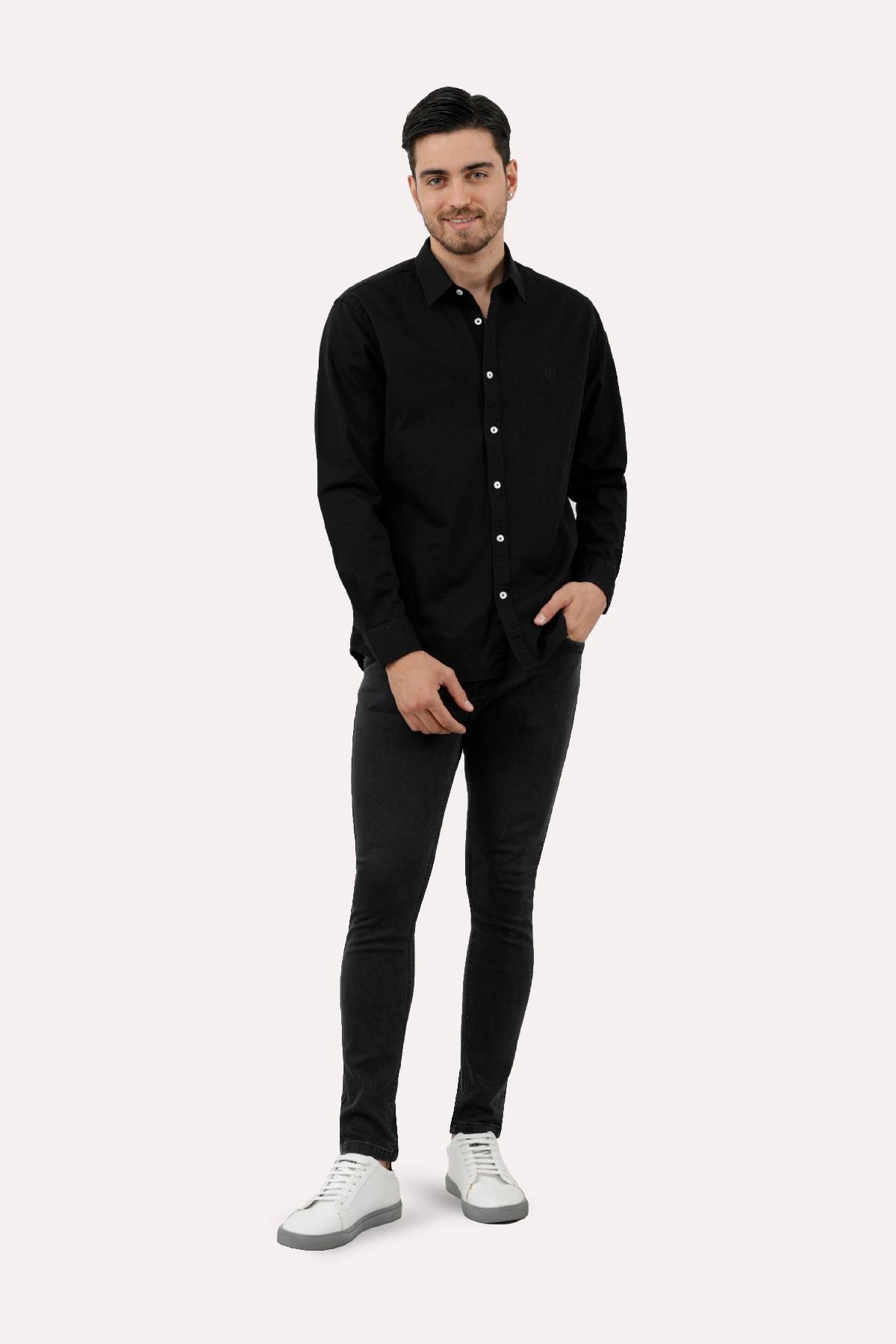 خرید پیراهن کتان مردانه پاتن جامه . قیمت پیراهن آستین بلند از فروشگاه اینترنتی پاتن جامه. 