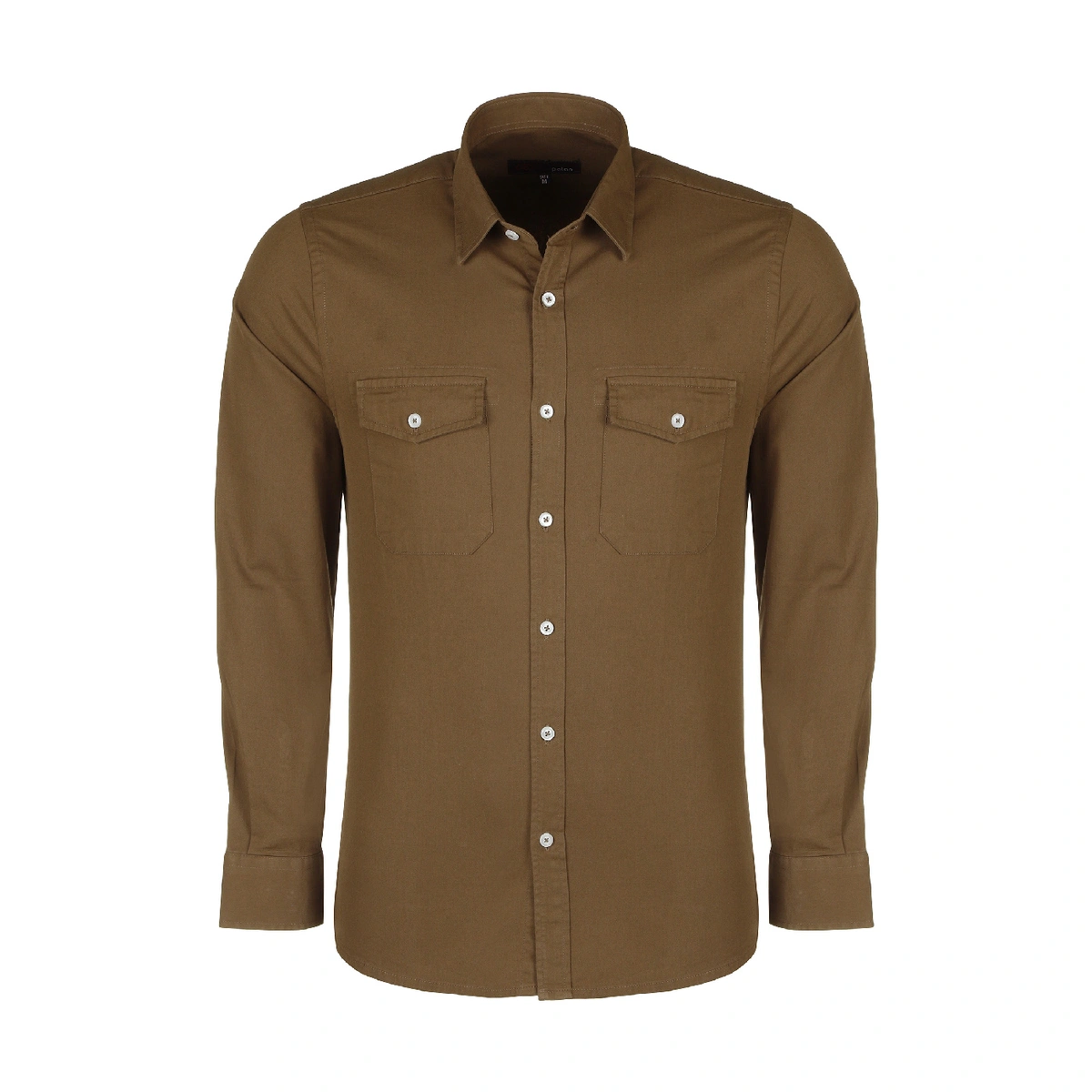 خرید پیراهن کتان دو جیب در دار مردانه. قیمت پیراهن پاتن جامه. 