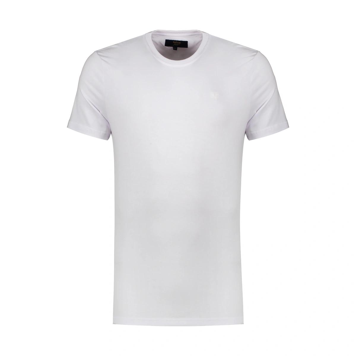 تیشرت آستین کوتاه سفید ساده پاتن جامه. خرید از فروشگاه آنلاین پاتن جامه. 