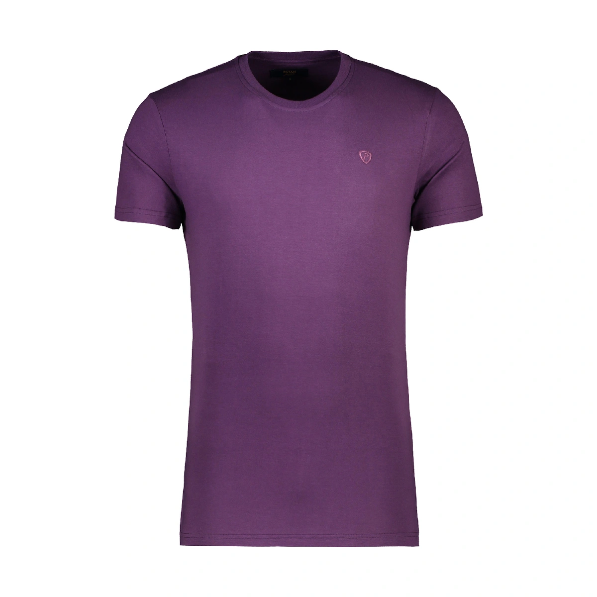 تیشرت آستین کوتاه بنفش ساده پاتن جامه. خرید از فروشگاه آنلاین پاتن جامه. 