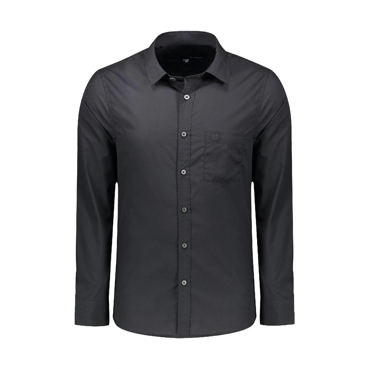 پیراهن آستین بلند تترون مردانه مدل رسمی پاتن جامه. 