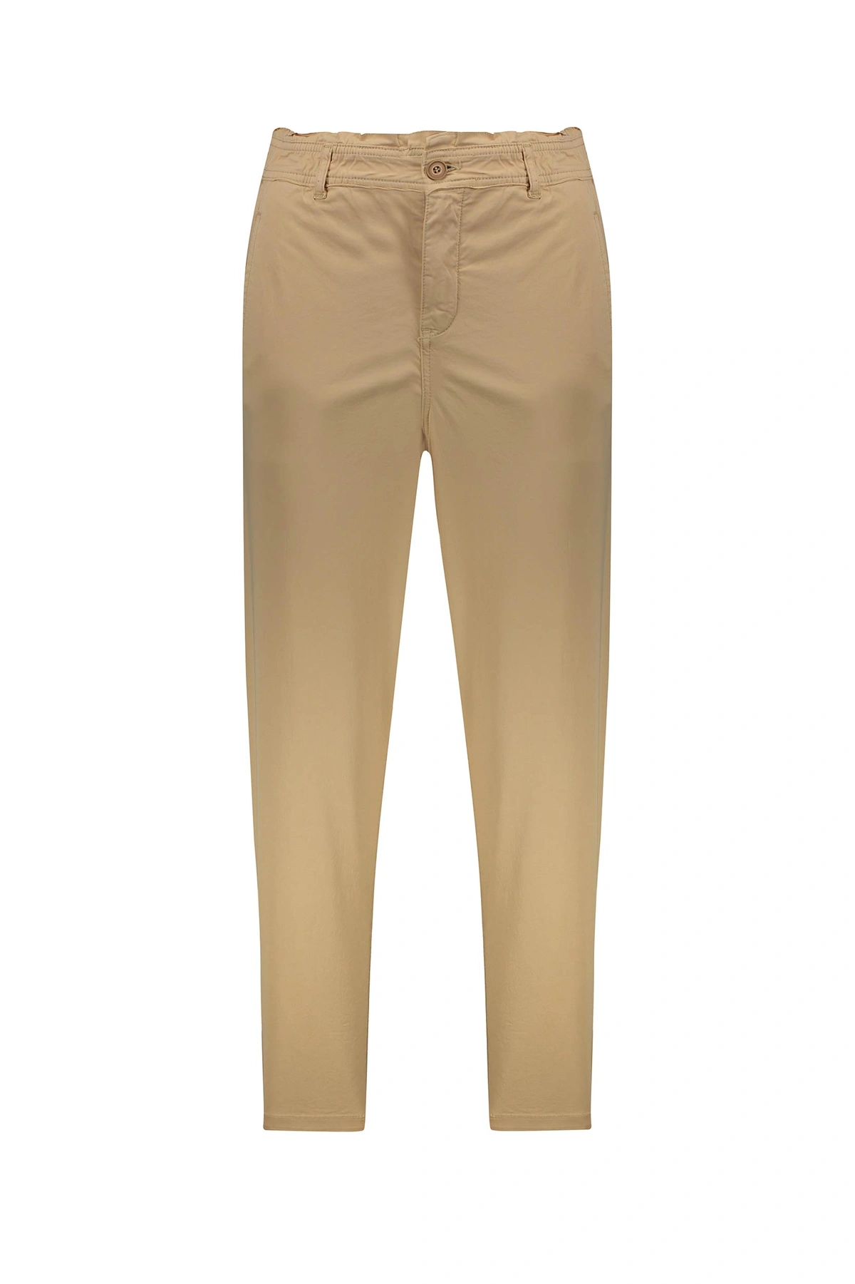 شلوار کتان رنگ کرم زنانه مدل راسته پاتن جامه/ قیمت شلوار کتان زنانه فروشگاه آنلاین پاتن جامه