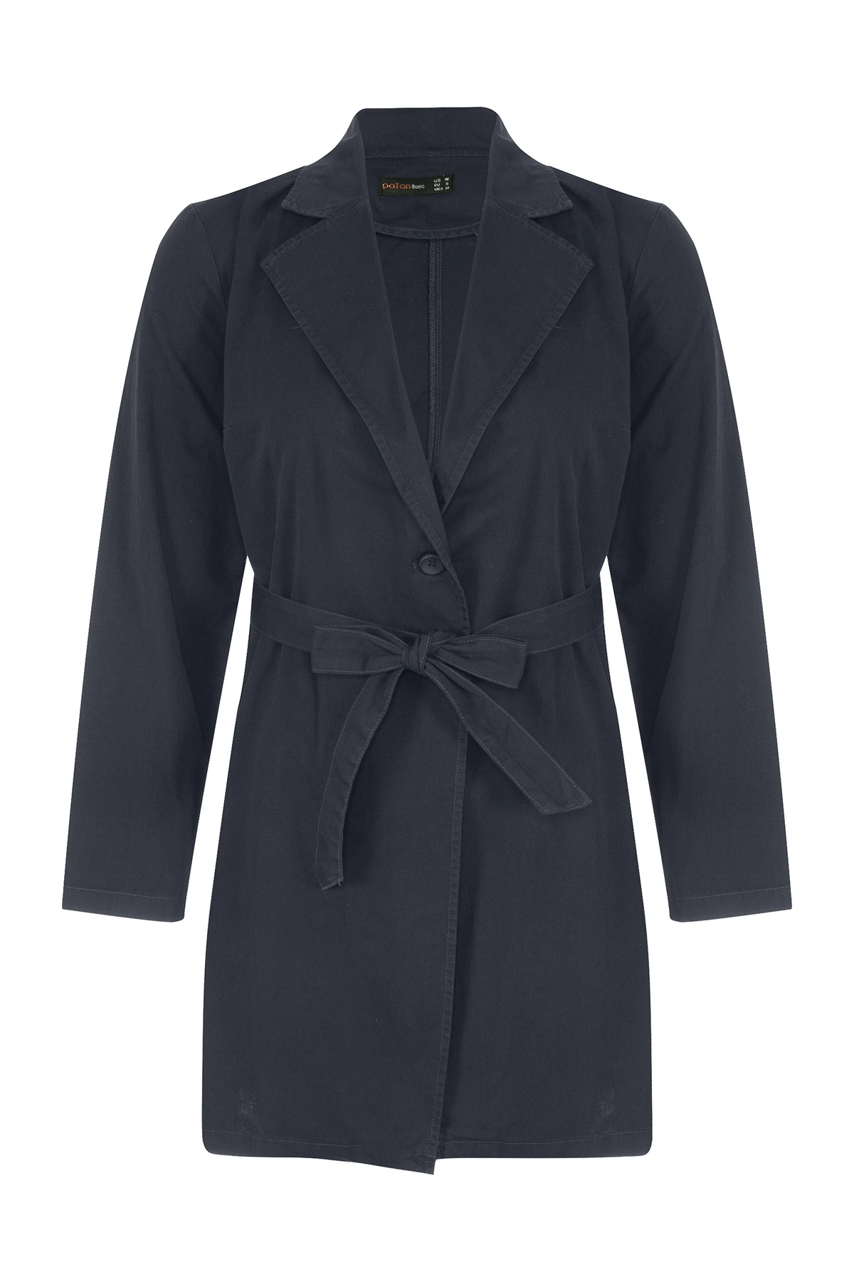 مانتو زنانه خنک دارای کمربند رنگ طوسی خرید آنلاین از پاتن جامه ارسال رایگان. 