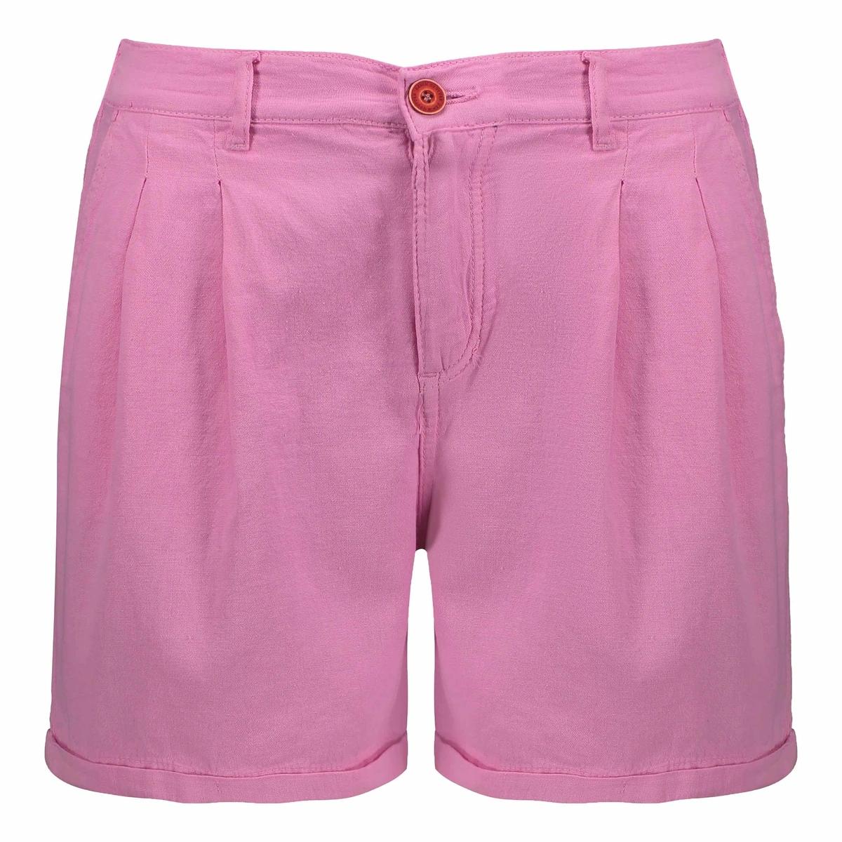 شلوارک کتان زنانه مدل کوتاه رنگ صورتی از برند پاتن جامه خرید آنلاین و راحت  با ارسال رایگان. 