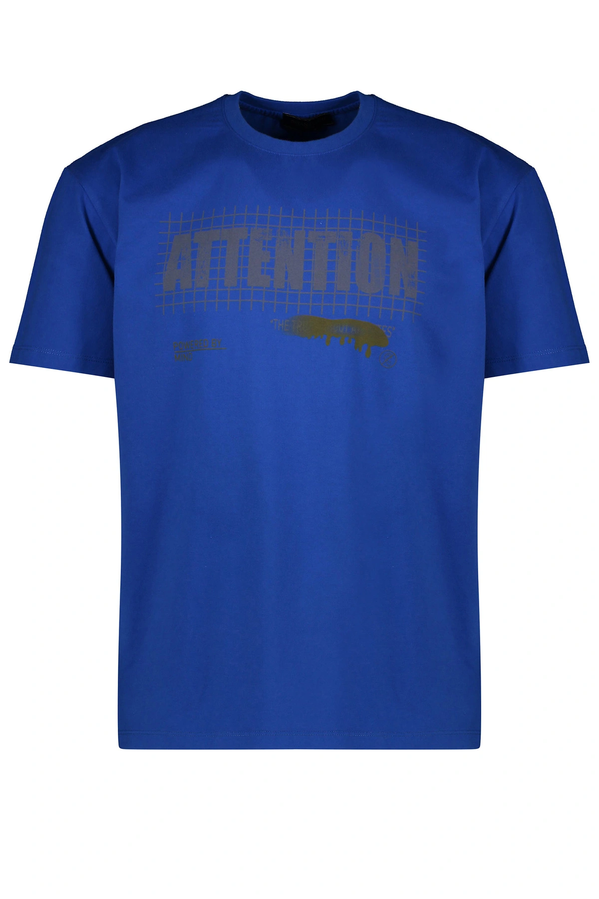 تیشرت آستین کوتاه مردانه یقه گرد رنگ آبی از برند پاتن جامه خرید آسان با ارسال رایگان.