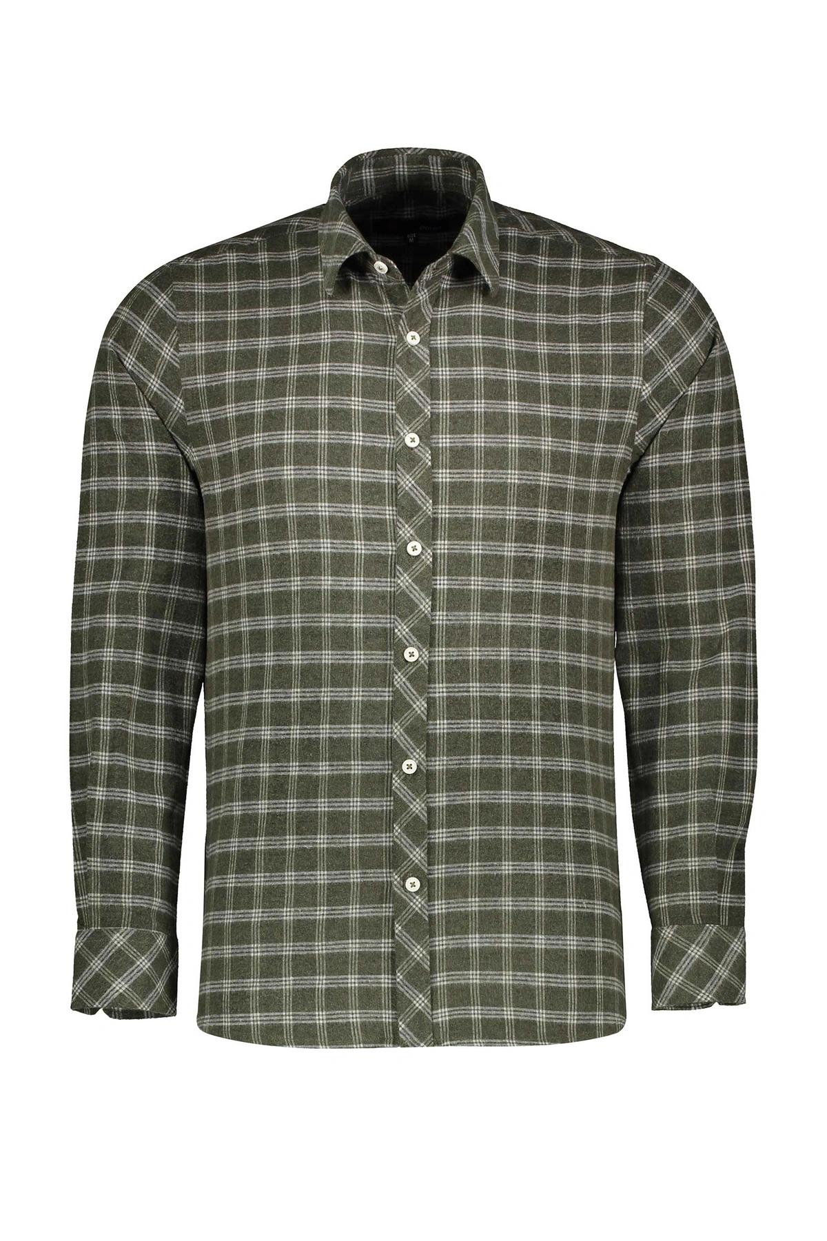 پیراهن کرکی آستین بلند مردانه استایل رگولار از برند پاتن جامه خرید با ارسال در سریعترین زمان.