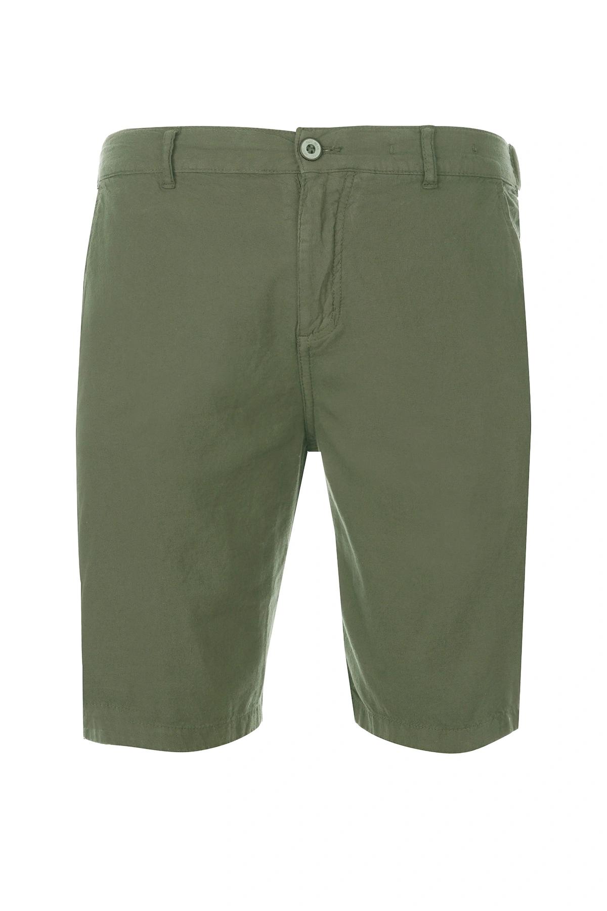 خرید آنلاین شلوارک مردانه صد در صد کتان با ارسال رایگان و تحویل سریع از برند پاتن جامه.