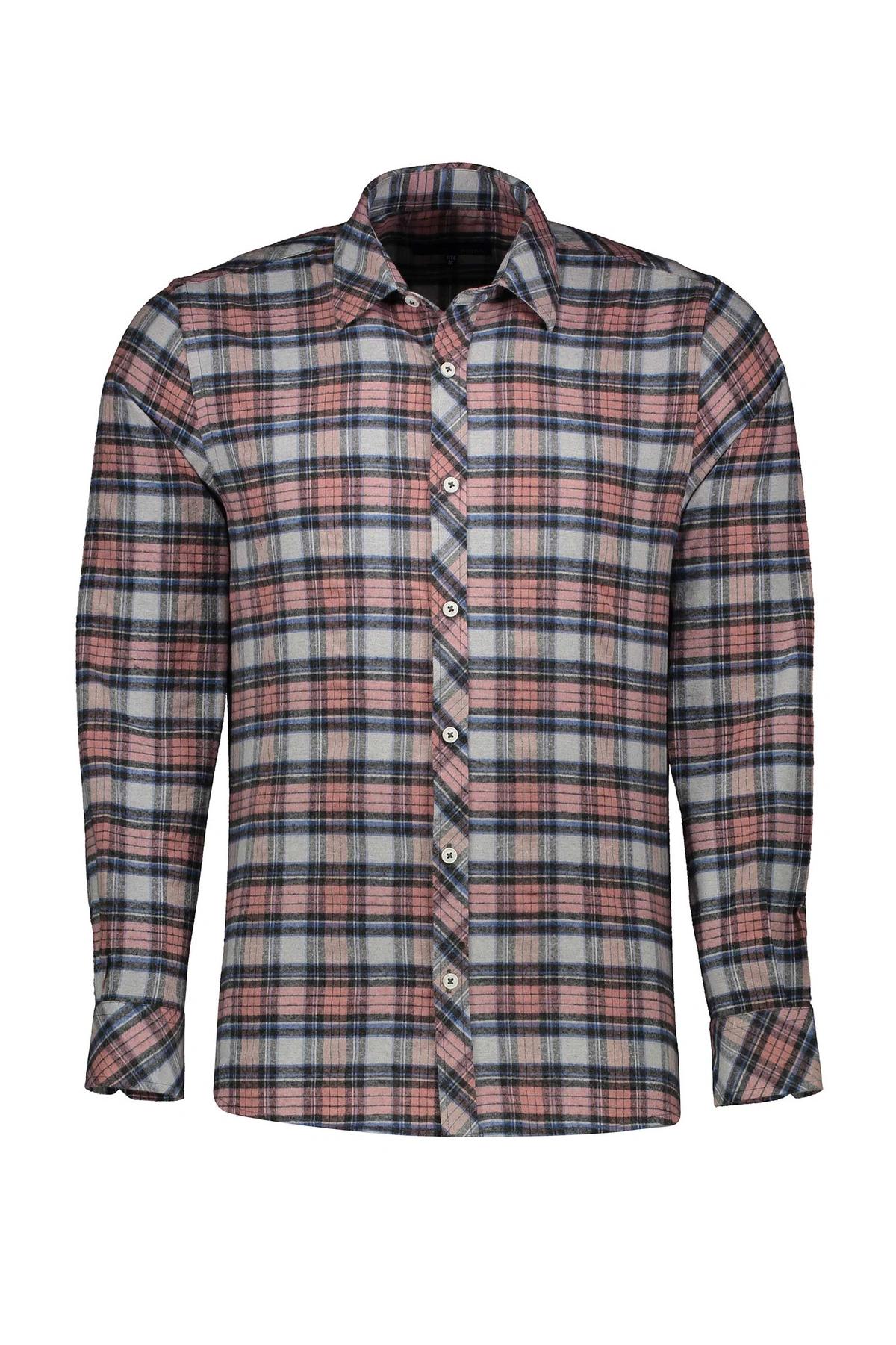 پیراهن کرکی آستین بلند مردانه استایل رگولار از برند پاتن جامه خرید با ارسال در سریعترین زمان.