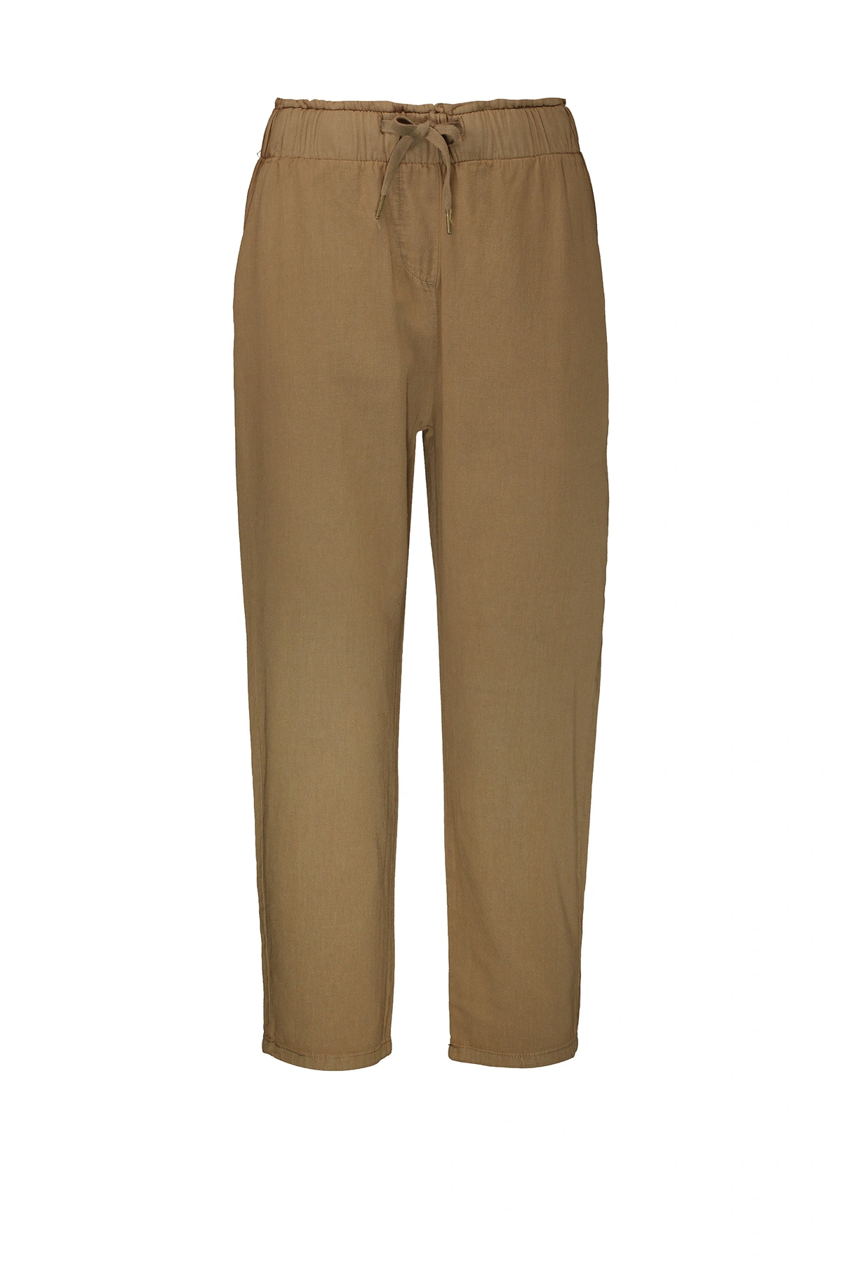 خرید شلوار لینن زنانه کمر کشدار دمپا ساده. شلوار زنانه رنگ شکلاتی ارسال رایگان. 