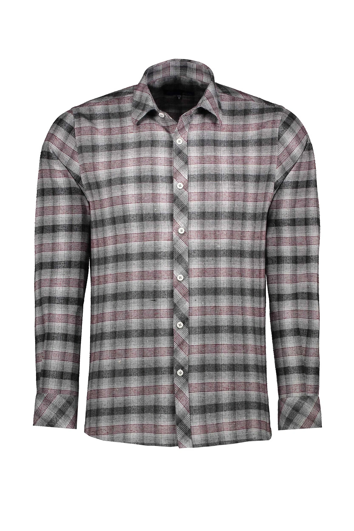 پیراهن پشمی آستین بلند مردانه استایل رگولار از برند پاتن جامه خرید با ارسال در سریعترین زمان.