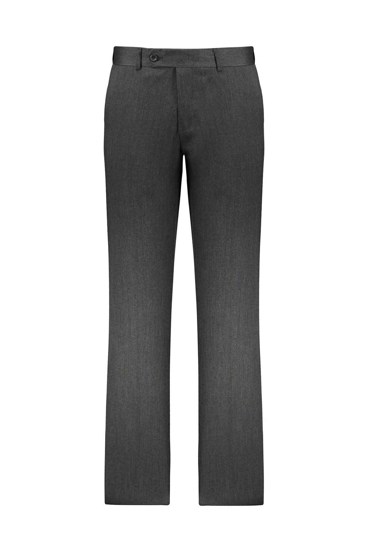 شلوار پارچه ای مردانه استایل راسته ، شلوار پارچه ای اداری رسمی رنگ طوسی خرید آنلاین و ارسال رای