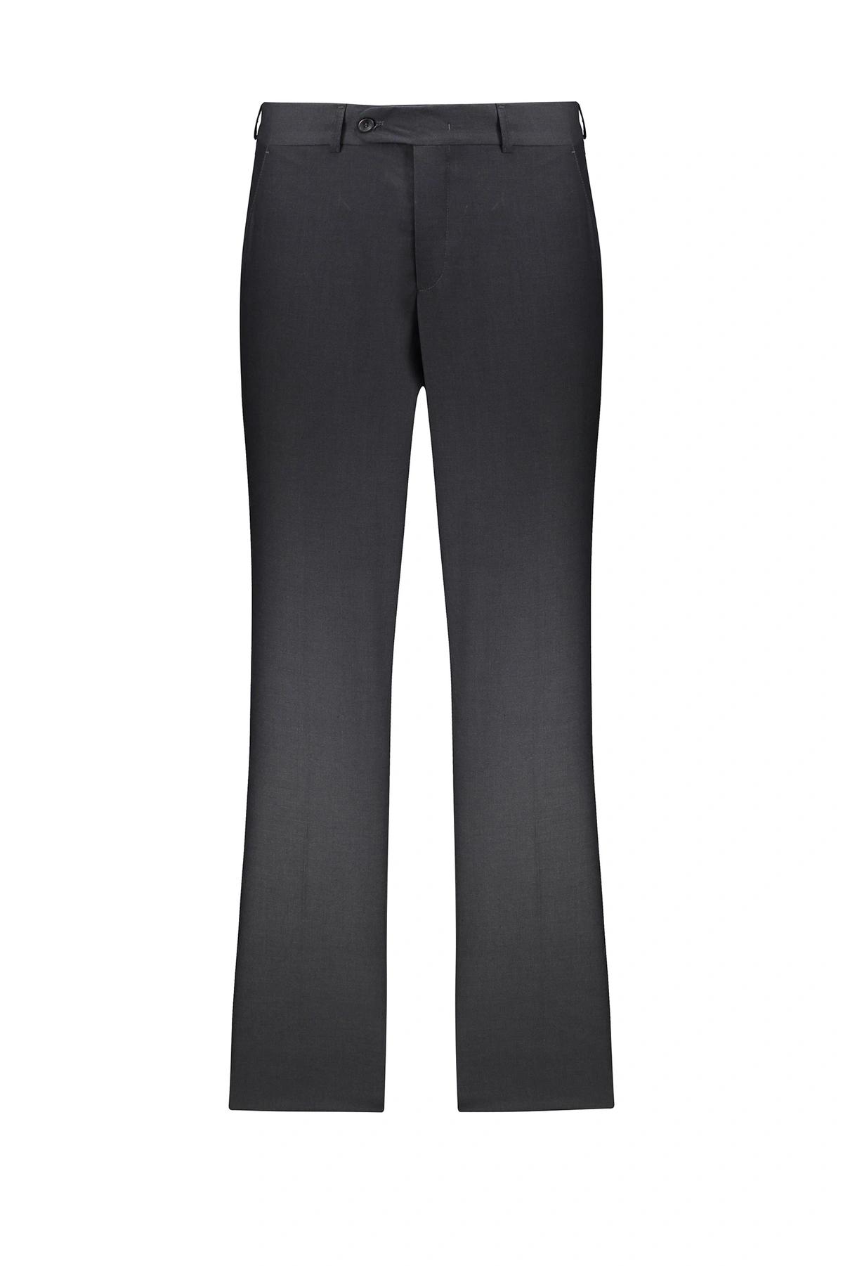 شلوار پارچه ای مردانه از برند پاتن جامه ، شلوار مدل راسته اداری و رسمی رنگ طوسی تیره. 