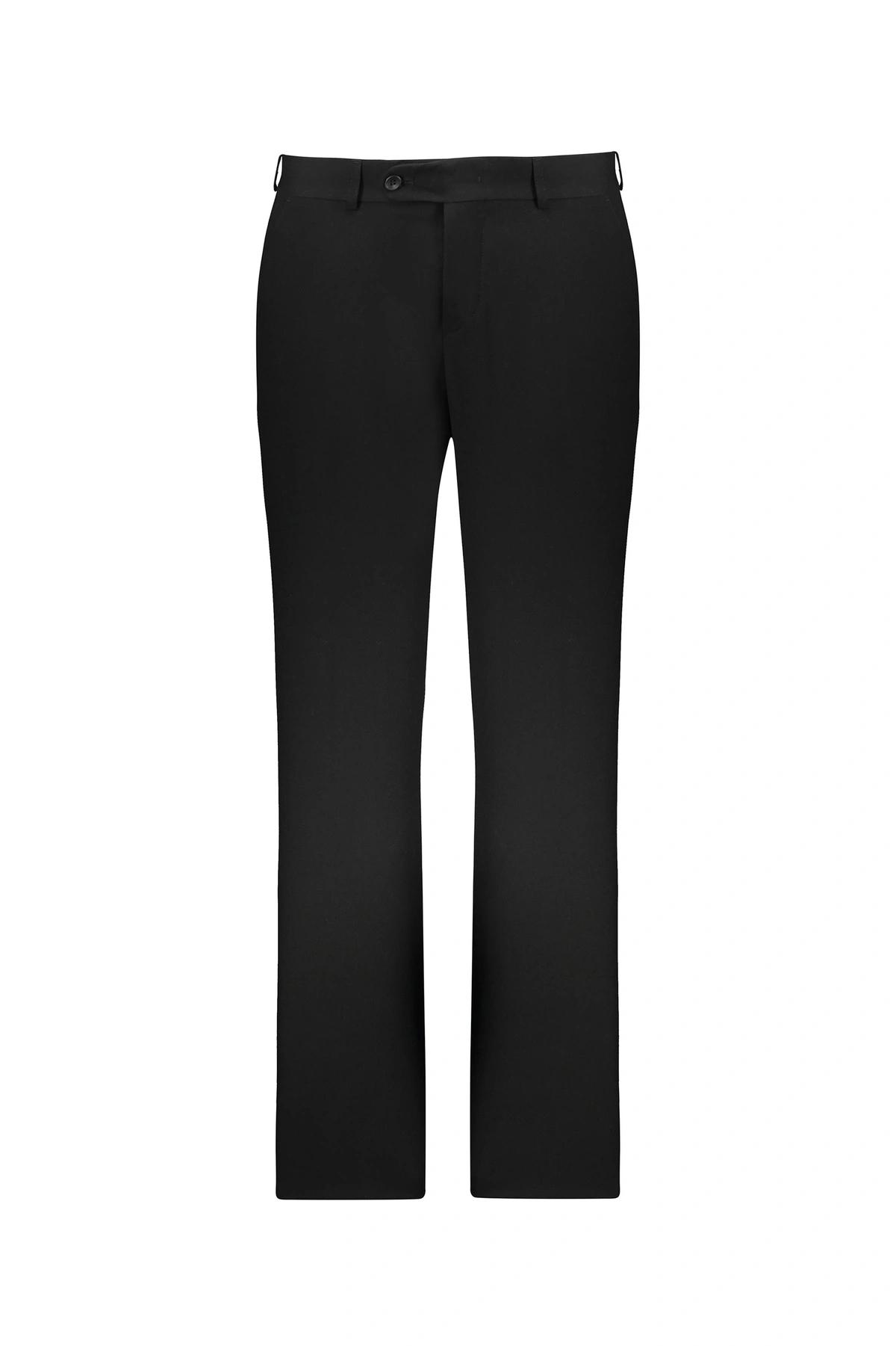 شلوار پارچه ای مردانه از برند پاتن جامه ، شلوار مدل راسته اداری و رسمی رنگ طوسی تیره. 