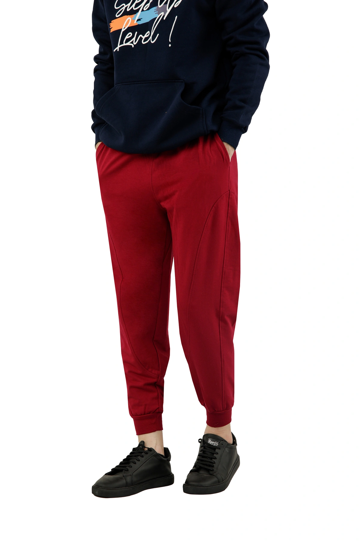 شلوار اسلش مردانه ، خرید شلوار اسلش کمر کشی دمپا کشی تریکو رنگ قرمز  با ارسال رایگان. 