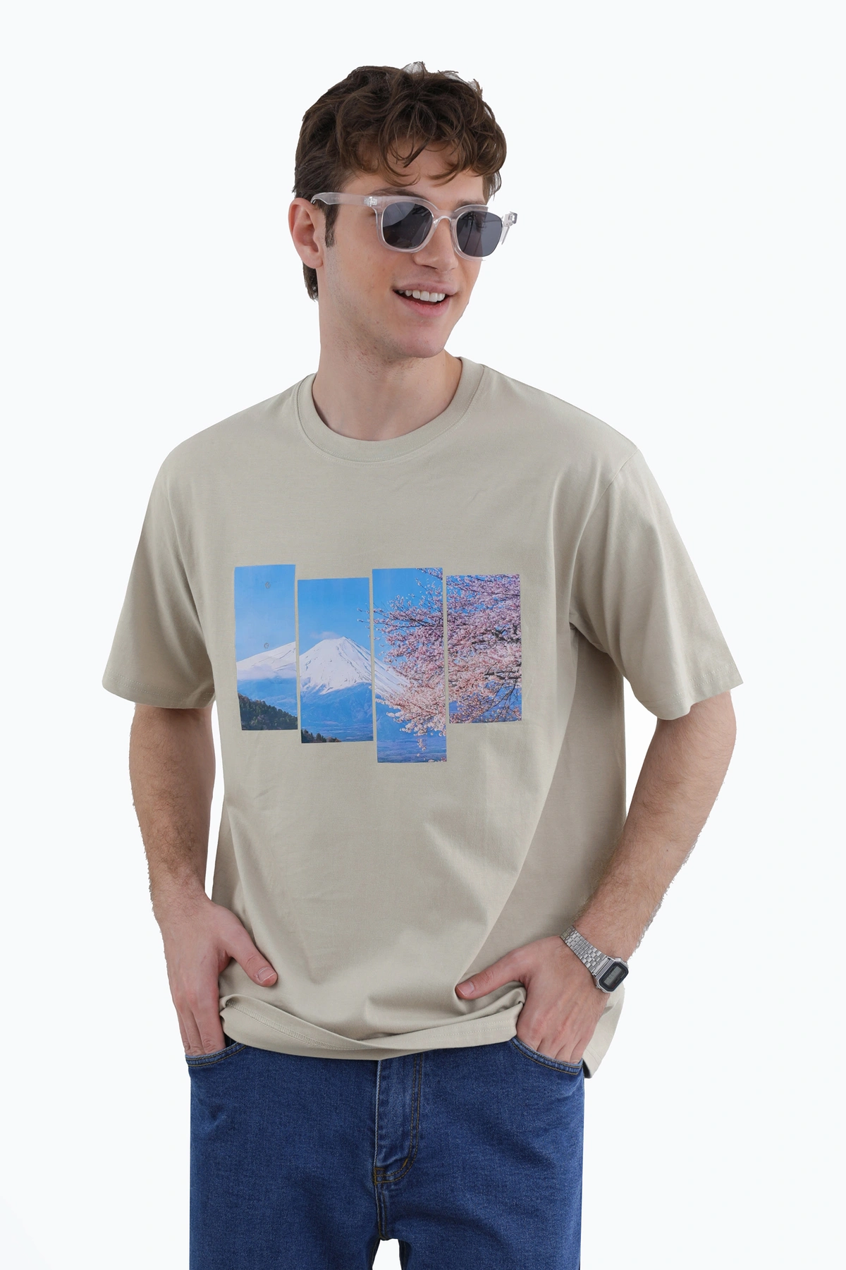 خرید تی شرت آستین کوتاه مردانه چاپدار  ، تیشرت بدون درز خرید و ارسال رایگان. 