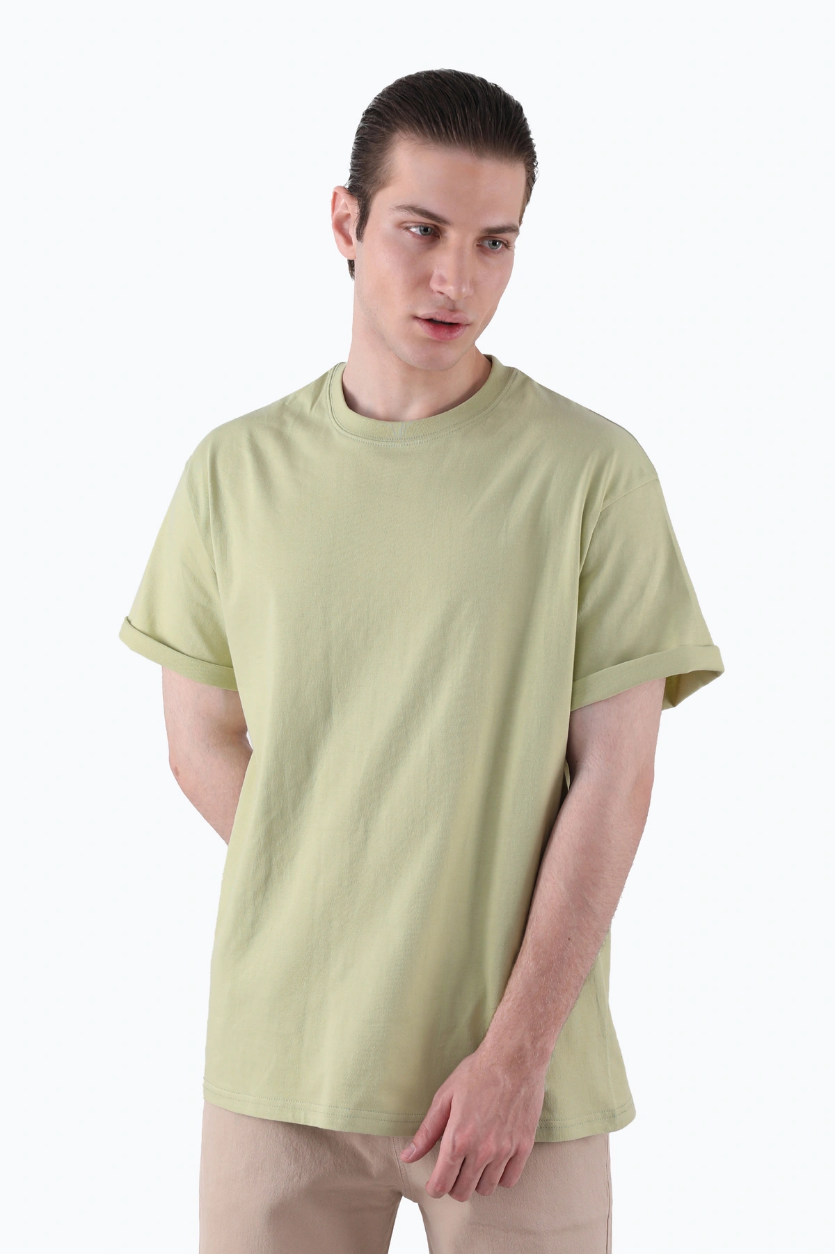 خرید تیشرت آستین کوتاه مردانه سبز مغز پسته ای ، تیشرت بدون درز خرید و ارسال رایگان. 