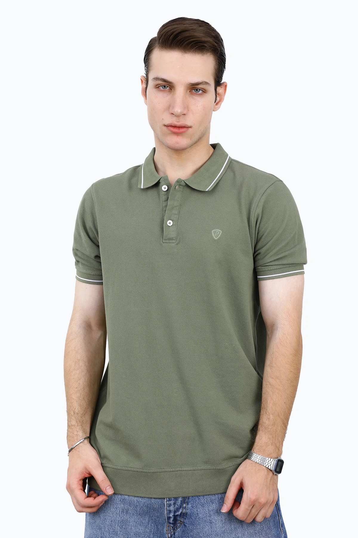  خرید پولوشرت آستین کوتاه مردانه ، تیشرت یقه دار مردانه سبز روشن ، ارسال سریع و رایگان.