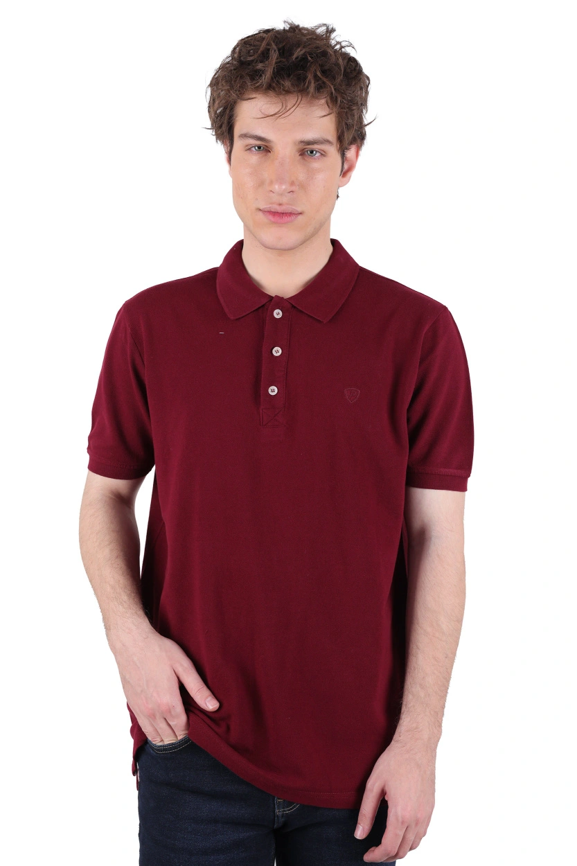 پولوشرت کرمی آستین کوتاه مردانه