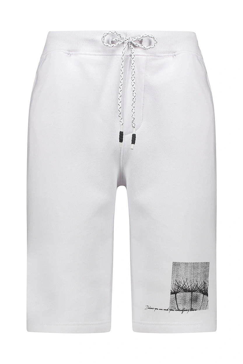 شلوارک دورس مردانه رنگ سفید