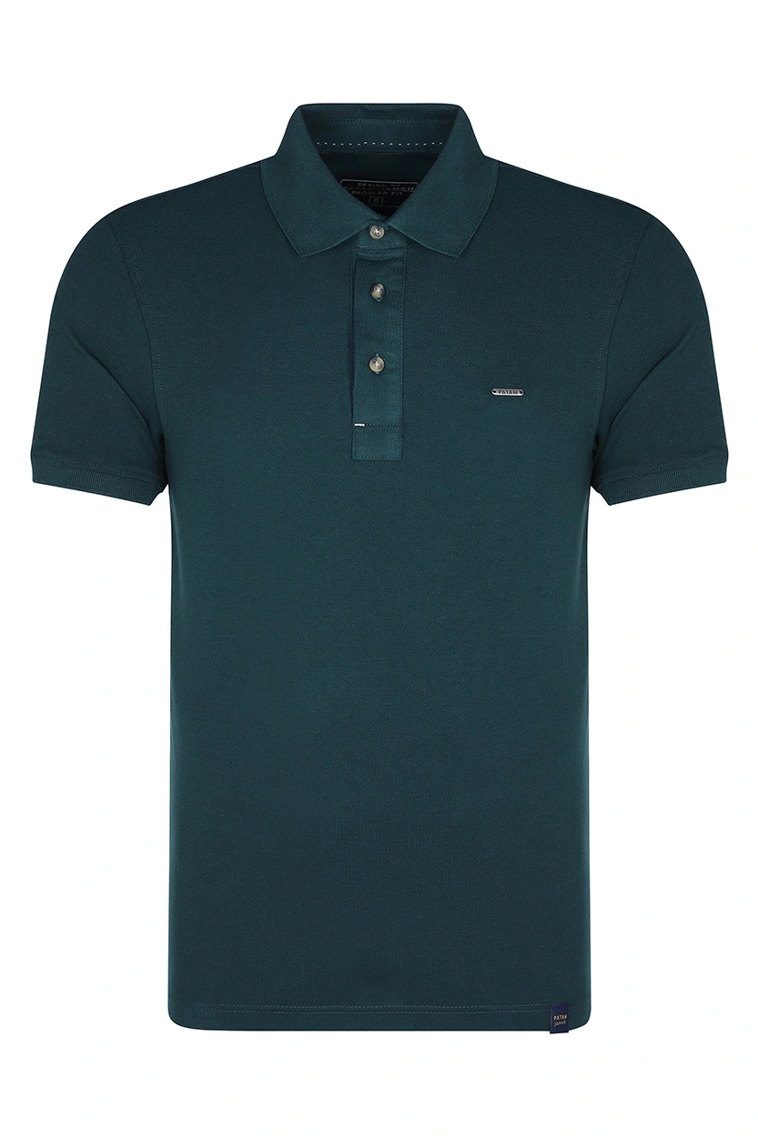 پولوشرت آستین کوتاه مردانه رنگ سبز یشمی
