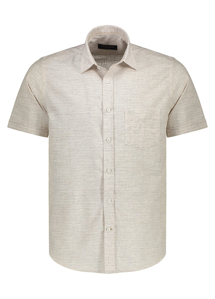 پیراهن آستین کوتاه کلاسیک مردانه خنک