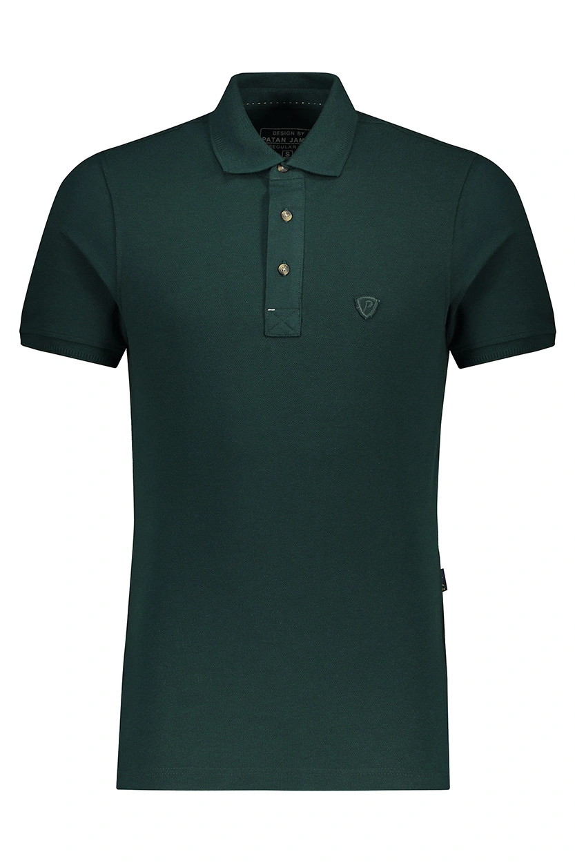 پولوشرت آستین کوتاه مردانه رنگ سبز یشمی