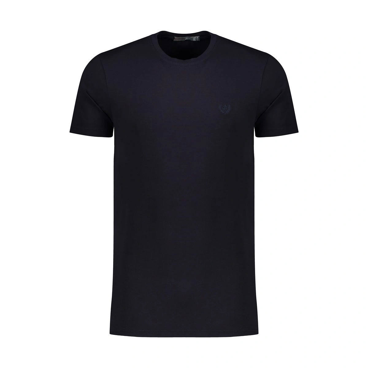 تیشرت مردانه ساده کلاسیک یقه گرد قد 70 سانتیمتر پارچه پنبه ساخت ایران مشکی رنگ تولید پاتن جامه کیفیت