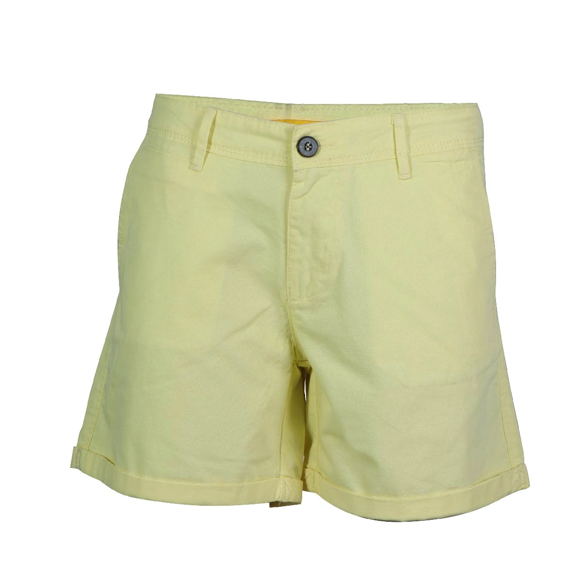 شلوارک کتان کرم زنانه مدل معمولی تولید پاتن جامه می باشد. 