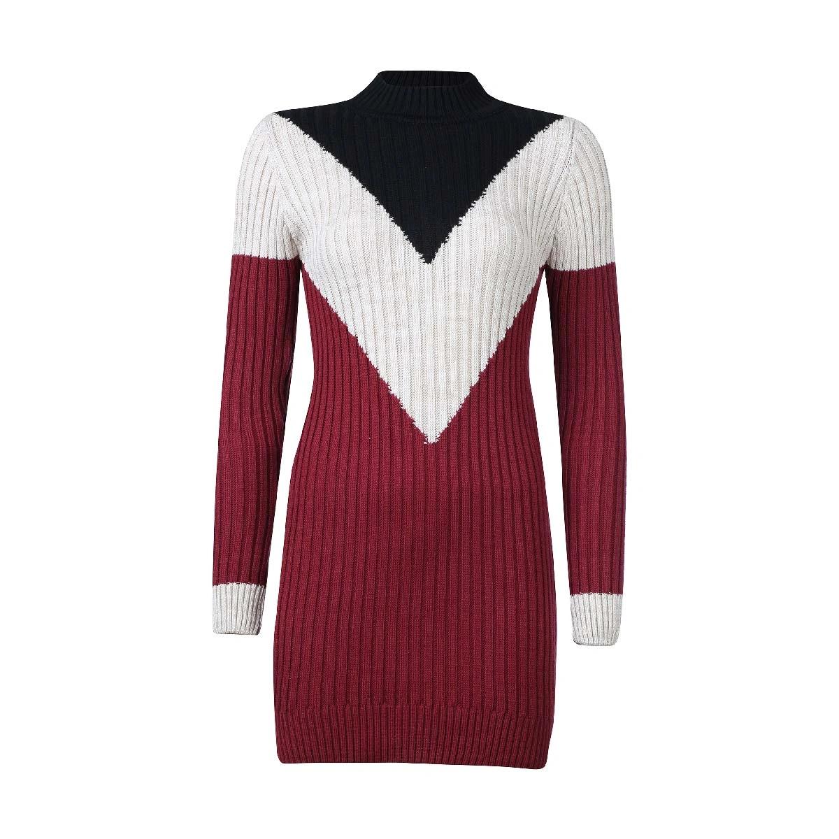 تونیک بافت یقه گرد زنانه تولید شرکت پاتن جامه می باشد - طرح : هفتی - جنس : نخ پلی استر - قد 75 سانتی