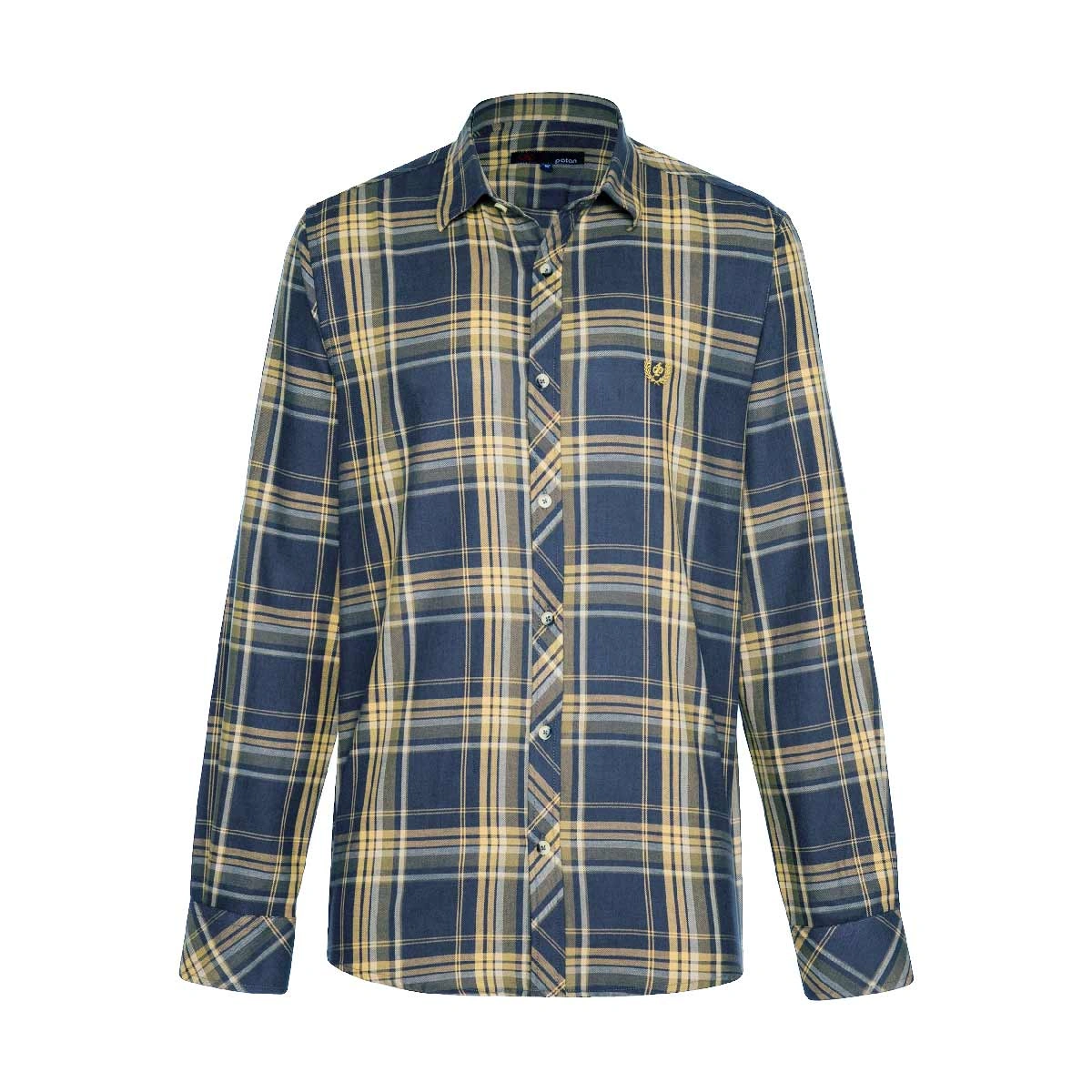 خرید پیراهن آستین بلند مردانه طرح چهار خانه مدل REGULAR.