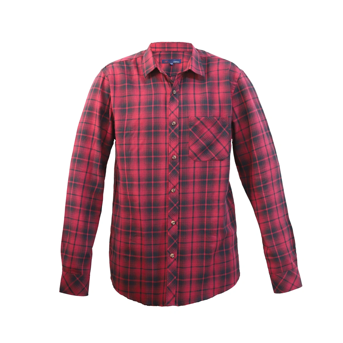 خرید پیراهن آستین بلند مردانه طرح چهارخانه مدل REGUALR. 