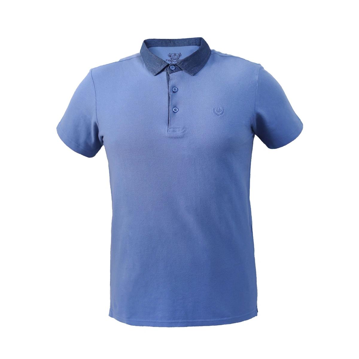 تیشرت آستین کوتاه مردانه _ یقه برگردان همراه با دو دکمه - تولید کارخانه پاتن جامه می باشد - مناسب فص