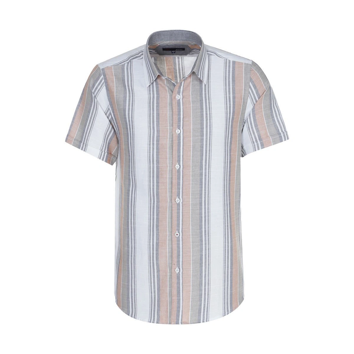 خرید پیراهن آستین کوتاه مردانه طرح راه راه پهن ، مدل معمولی REGUALR. 