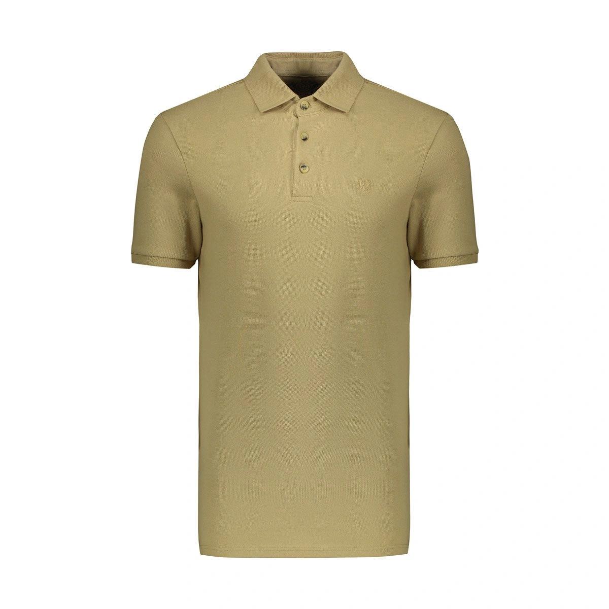 تیشرت آستین کوتاه مردانه جودون - یقه برگردان - 3 دکمه - جنس 97% پنبه و 3% لاکرا ( کش) - تولید کارخان