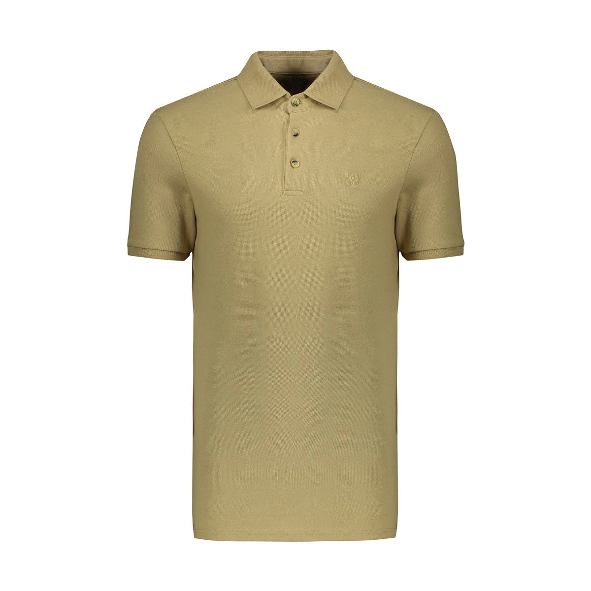 تیشرت آستین کوتاه مردانه جودون - یقه برگردان - 3 دکمه - جنس 97% پنبه و 3% لاکرا ( کش) - تولید کارخان