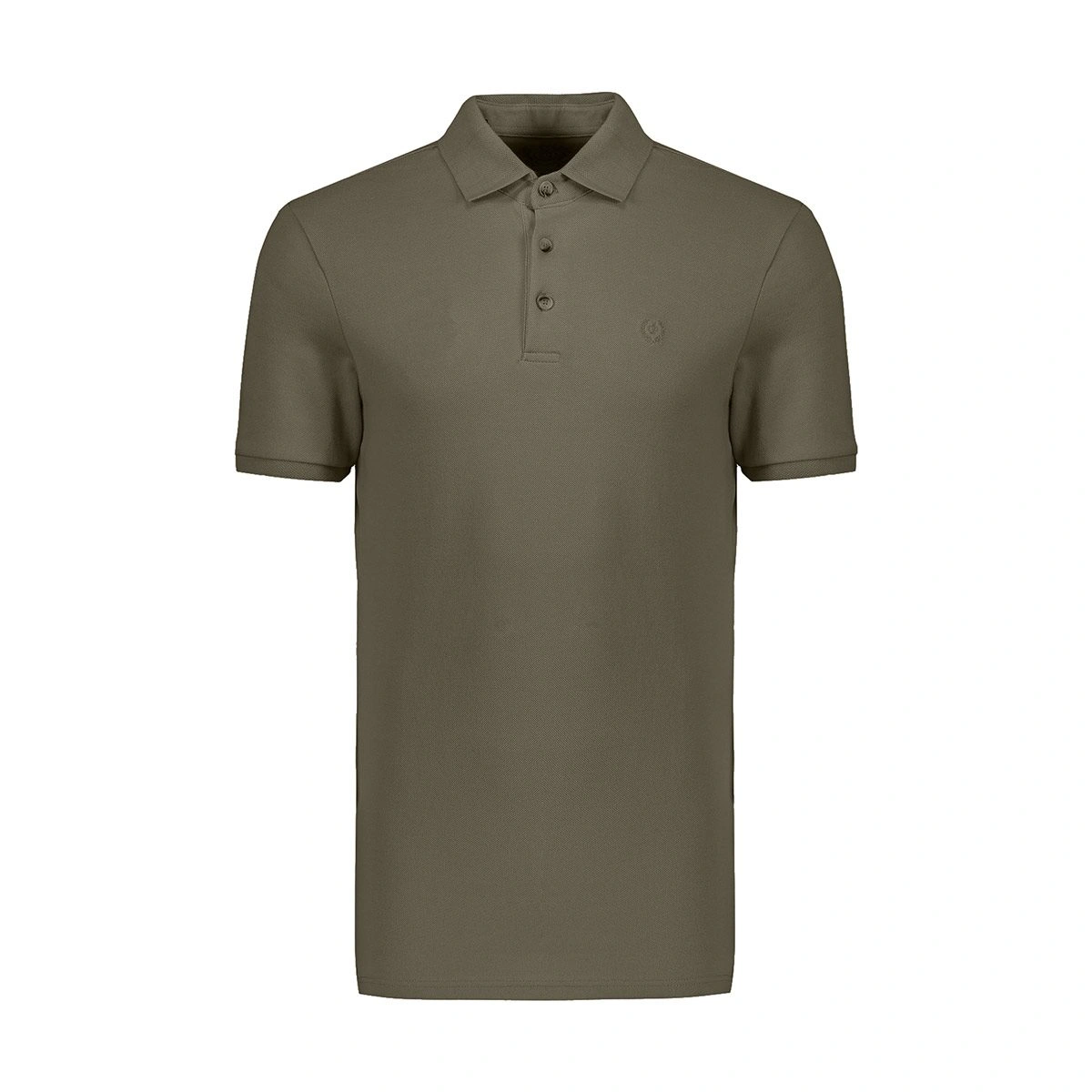 تیشرت آستین کوتاه مردانه جودون - یقه برگردان - 3 دکمه - جنس 97% پنبه و 3% لاکرا ( کش) - تولید کارخان