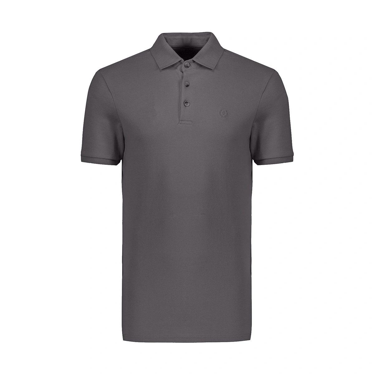 تیشرت آستین کوتاه مردانه جودون - یقه برگردان - 3 دکمه - جنس 97% پنبه و 3% لاکرا ( کش) - تولید کارخان