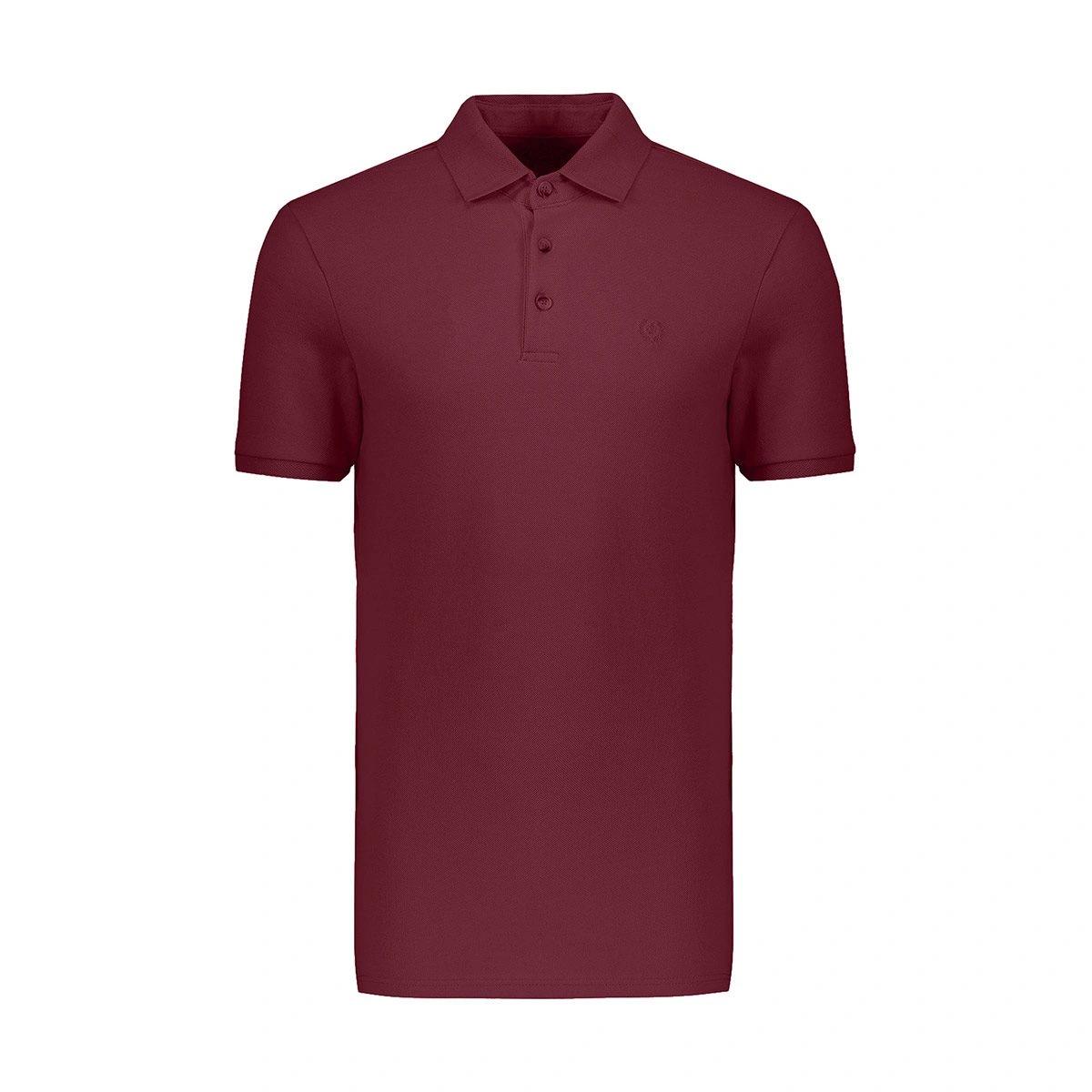 تیشرت آستین کوتاه مردانه جودون - یقه برگردان - 3 دکمه - جنس 97% پنبه و 3% لاکرا ( کش) - تولید کارخان