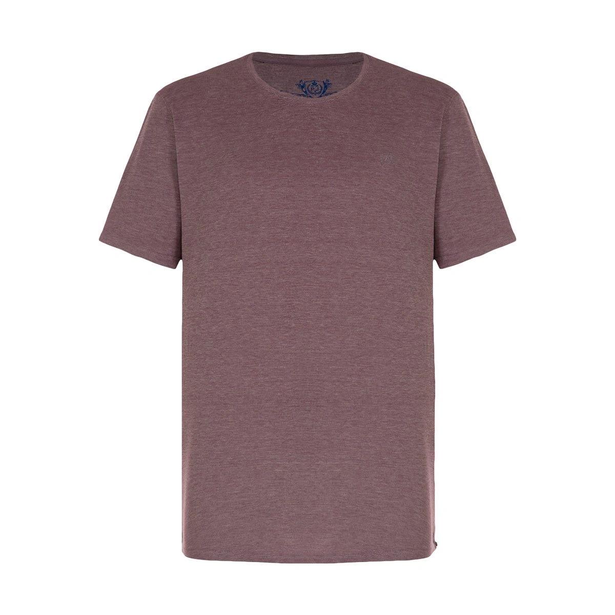 تیشرت آستین کوتاه لانگ مردانه. جنس پارچه جودون / پلی استر پنبه می باشد. یقه تیشرت گرد و کنار دارای ز